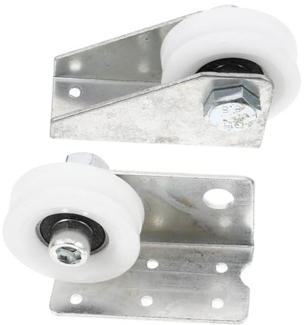 DIYEAH 2Stücke Schranktürrollen Langlebige Schiebetür für Schranktüren für Kleine Glasschiebetüren Einfache Montage und Hohe Stabilität