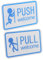 iplusmile 2 Carteles Para Puerta Corrediza Letreros De Empujar Y Tirar Letreros De Empujar Y Tirar Para Puerta De Vidrio Letreros Autoadhesivos Para Puerta Letreros Adhesivos Para