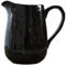 Milk Frother Cups Black 1000ml Ceramic Milk Pitcher Large Capacity Cold Water Jug Sauce Jug Gravy Boat Gravy Boat