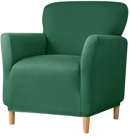 Cómodo sillón individual – Tapizado de felpa de diseño moderno, soporte ergonómico, perfecto para sala de estar, dormitorio, oficina y relajación.