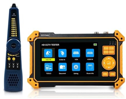 Tester per cavi, 5-pollici HD-3200C Coassiale 5-in-1 Tester Per Videosorveglianza Ingresso HDMI VGA Ricerca Linea Digitale,per la casa