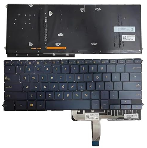 LIUHAOZ Für Asus für ZenBook für Deluxe UX490 UX490U UX490UA Blau Beleuchtete Tastatur