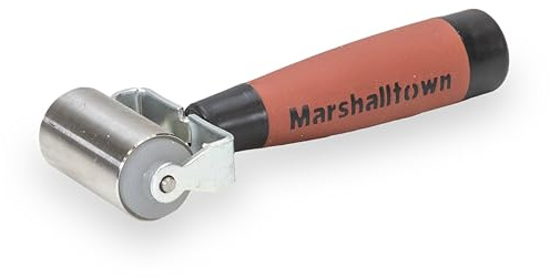 Rouleau à joint plat Marshalltown avec poignée en acier inoxydable Durasoft, largeur : 51 mm