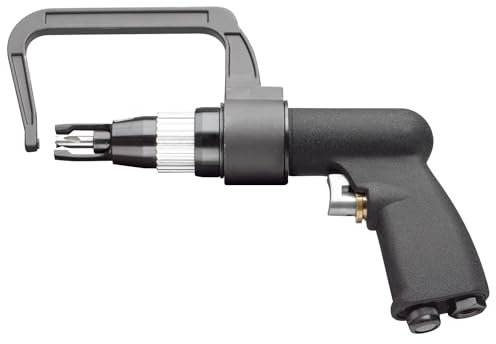 Rodcraft RC6453 Druckluft Schweißpunktbohrer, 8 mm (Modell 78F), für Fräser 47 mm Länge, inkl. Gegenhalter (drehbar, abnehmbar)