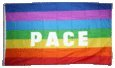 Flagge Regenbogen mit PACE - 90 x 150 cm [Misc.]