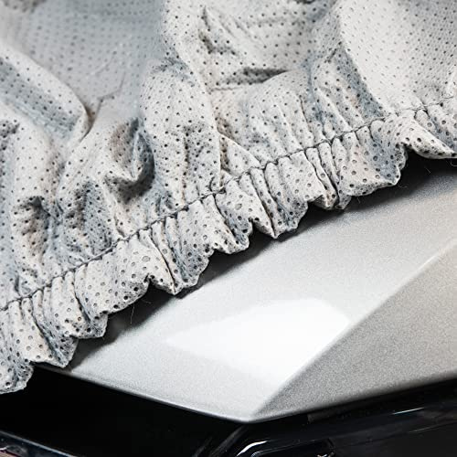 SOFTGARAGE Vollgarage Basic 3-lagig lichtgrau Indoor Outdoor atmungsaktiv wasserabweisend Car Cover Ganzgarage Autoplane Autoabdeckung Artikel 104010-0708335
