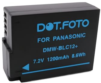 Dot.Foto DMW-BLC12, DMW-BLC12E Premium 7.2v / 1200mAh Rechargeable Battery for Panasonic Lumix DC-G97 DMC-FZ200 DMC-FZ1000 DMC-G5 DMC-G6 DMC-G7 DMC-GX8 DMC-G85 DMC-GH2