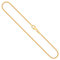EDELIND Goldkette Damen 750 Echtgold - Panzerkette 1.4 mm Gelbgold 38 cm mit stilvoller Geschenkbox