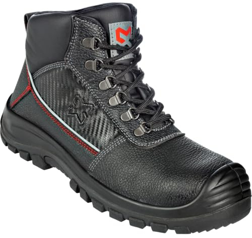 WÜRTH MODYF Sicherheitsstiefel S3 SRC Hercules in schwarz - Arbeitsschuhe für Herren und Damen – atmungsaktiv & wasserabweisend - in den Größen 35-48