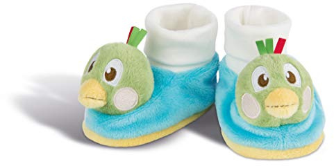 NICI 43944 Babyschuhe Fritz der Spatz mit Rassel, bunt