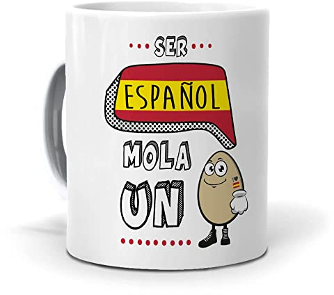 Taza Ser Español Mola un Huevo