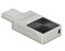 Delock Mini USB 3.2 Gen 1 USB-C Speicherstick 128 GB - Metallgehäuse 54085 silber