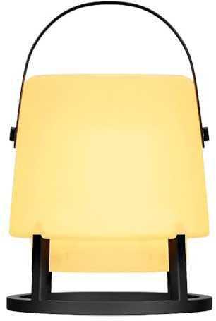 mikamax Open Air Play - Enceinte de fête Bluetooth - 5 W - Chargement solaire - Éclairage LED - Idéal pour le jardin, le camping et la terrasse
