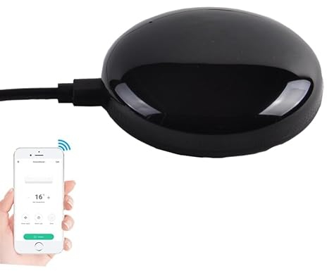 Cloud Even Telecomando IR Smart,Smart IR Control Hub WiFi universale ir infrarossi controllo remoto per TV climatizzatore ventilatore con controllo vocale Compatibile con Amazon Alexa,Google home