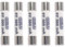 Fransande 5X 1000V 500MA 6,3 x 32 mm Weisse Keramik Sicherung fuer Multimeter, Blanc& Ton Argent