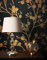 NEWROOM Papier peint Noir Légèrement Brillant Intissé - Floral Or Bronze Fleurs Feuilles Maison de Campagne