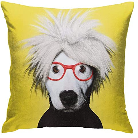 Kissenbezug Hund Pop-Art Kissen Fall Süße Werfen Sie Kissenbezüge Luxus Kissenhülle Für Patio Couch Zimmer Auto