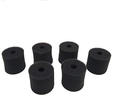 Steppan Ersatz- Vorfilterschwämme (6 Stück Rund) passend für Oase BioMaster 250 – 350 – 600 – 850 und -Thermo (ppi 60)