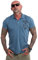 Yakuza Herren Legion Polo Shirt, Mallard Blue, S