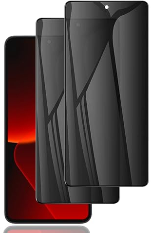 für Xiaomi Mi 13T / 13T Pro Sichtschutz Panzerglasfolie, [2 Stück] Anti Spy Displayschutzfolie,Privatsphäre Schutzfolie 9H Härte Gehärtetes Glas Folie Blasenfrei Blickschutzfolie