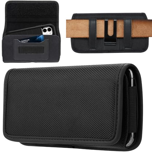 BIIULHCI Handy Gürteltasche für iPhone 15 14 13 Pro Max 11 12 Mini,Handytasche mit Kartenhalterung Gürtelclip Ledertasche für iPhone ipod Touch 6 6S 7 8 Plus SE 2020 2022 X XS XR 5C 5S 5-XL
