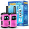 EUCOCO Geschenk Mädchen 3 4 5 6 7 8 Jahre, Spielzeug Mädchen 3-12 Jahre Mädchen Walkie Talkie für Mädchen Ostergeschenke Kinder Walky Talky Geburtstagsgeschenk für Mädchen