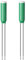 VINGNUT Boden Feuchtigkeitsmesser,Feuchtigkeitsmessgerät pflanzen,Pflanzenwassermesser,Feuchtigkeitsmesser für Topfpflanzen,IndoorMoisture Sensor Bodenprüfer für Garten,Rasen(2 Sensoren ohne Batterie)