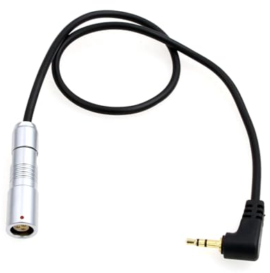 HangTon LANC Run Stop Adapterkabel für Fischer RS 3 pin Kabel auf Sony FX6 FX9 Canon C500 C300 Kamera 2.5mm, 40cm