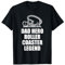 Dad Hero Roller Coaster Legend Fathers Day T-Shirt