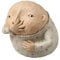 SGerste Statue Junge mit Nase, Badezimmer-Ornamente, 15 cm, niedliche Badezimmer-Dekoration, Kunstharz, Grau, Hellgrau