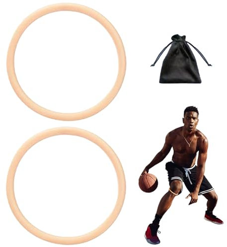 Banda della rotula 2pcs 2,95 pollici di alta compressione silicone elastico cinturino per rotula con ginocchio con borse da stoccaggio ginocchiere per la tendinite da calcio da basket, cinturino alla