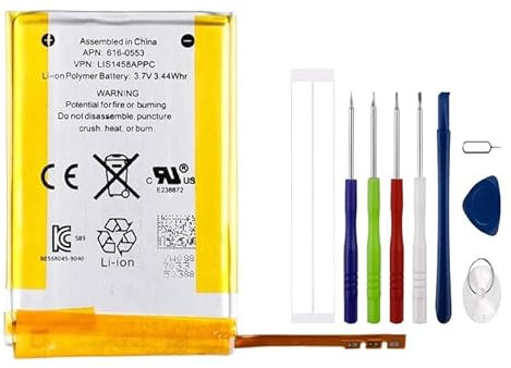 New SwarKing Batteria di ricambio 616-0550,616-0551,616-0552 compatibile con iPod Touch 4 Gen. A1367 MP3/MP4 Music Player con strumenti