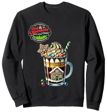 Tasses à chocolat chaud de Noël en famille Sweatshirt