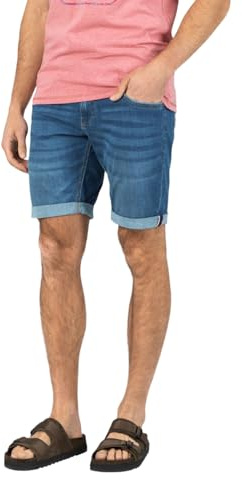 Timezone Herren Jeans Shorts Slim SCOTTYTZ Short - Mid Waist - Slim Fit W29-W40