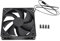 Ventilateur de Boîtier PWM, 100 Mm Ball Contrôle de Température Intelligente 1800 Tr/Min Fabricant de Refroidissement de Boîtier à Faible Bruit à Haut Bruit 4pin pour PC,