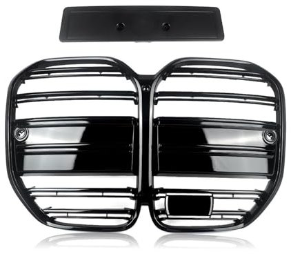 FZCSIMR Grill Kühlergrill Für 4er G22 G23 Nierengrill Schwarz Glänzend MP&eformance 2021–2023