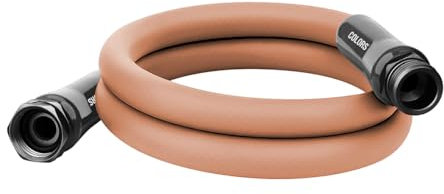 Flexzilla HFZC505TC-E Colors Lead-in Garden Hose 5/8in. x 5ft, Red Clay