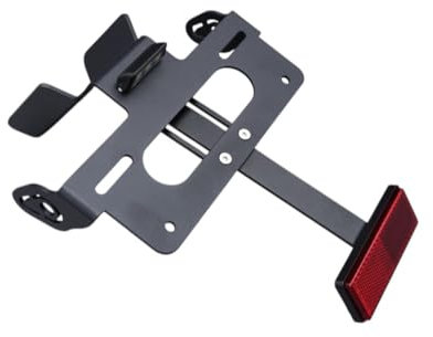 avdb-Moto Kennzeichenhalter AVDB kompatibel mit Yamaha YZF R1 YZF-R1 /RM1 2015-2019, YZF R1 /RM1 RN65 2020-2024 MIT Rückstrahler
