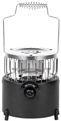 Rriscaldatore Radiante A Gas Funghi Riscaldanti for Esterno Acciaio Inox Indipendente 2480W Potenza E Valvola Regolabili Riscaldamento E Cottura 15,9 * 15,9 * 21,5 Cm