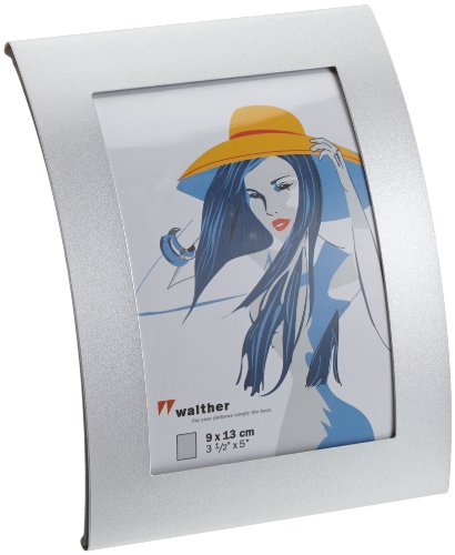 walther design Bilderrahmen silber 9 x 13 cm Basixx Portraitrahmen TP913S