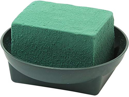 Oasis 7732 Round Bowl with Floral Foam, 16 x 9cm