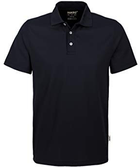Hakro POLOSHIRT COOLMAX® # 806 (L, schwarz)