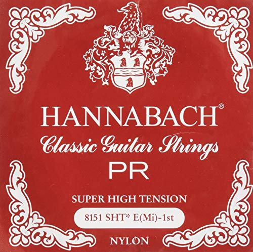 Hannabach Cordes pour guitare classique série 815 Super High Tension Silver Special - Mi