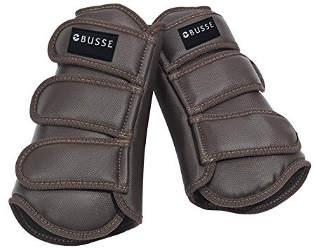 BUSSE Gamaschen GRAND PRIX Vollblut/Warmblut, hinten, schwarz