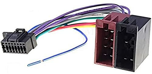 Cable Faisceau Connecteur ISO Sony autoradio Adaptateur 16 pins