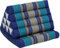 GURU SHOP Thaikissen, Dreieckskissen, Kapok, Tagesbett mit 1 Auflage - Blau, 30x50x75 cm