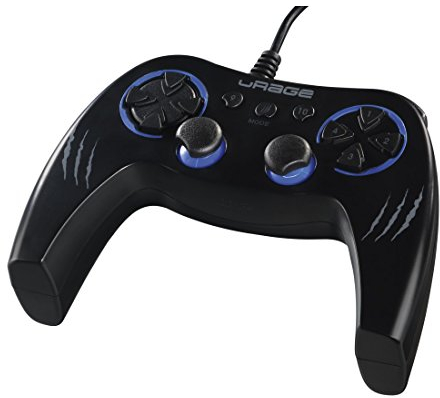 Hama URAGE Gamepad Essential V2 USB Sort Bl‹¨«, 00113756 (USB Sort Bl‹¨«)