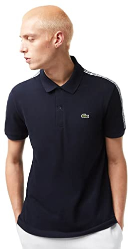 Lacoste Men's Classic Fit L.12.12 Original Piqué Polo Shirt, Navy Blue, XX-Large