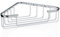 kela Eckablagekorb Brass, Messing, silber glänzend, verchromt, 21916