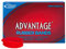 Alliance Rubber 96325 Advantage Rubber Bands Size #32, 1 lb Box Contains Approx. 700 Bands (3 x 1/8, Red)